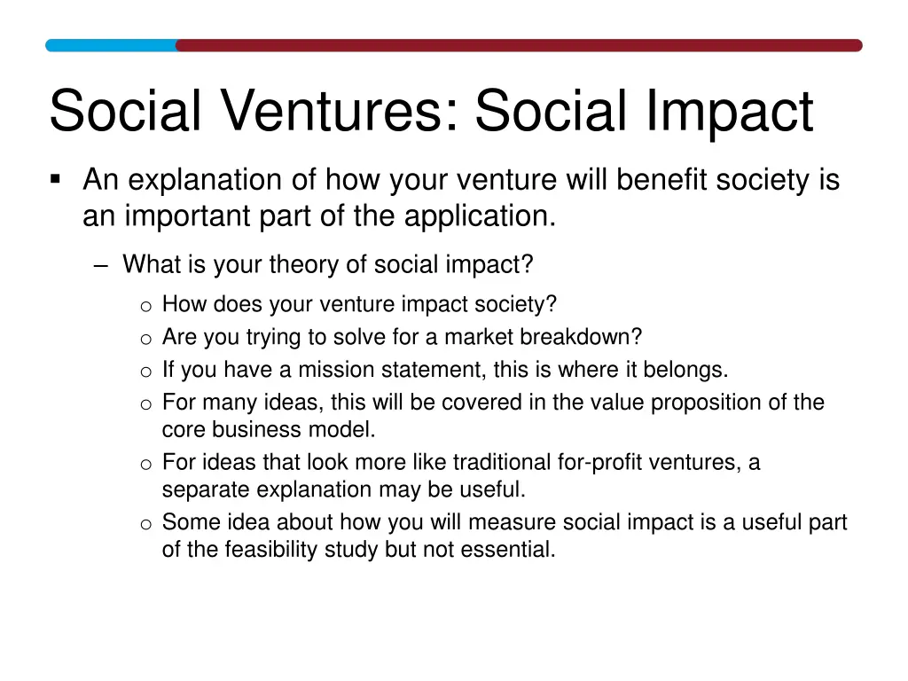 social ventures social impact