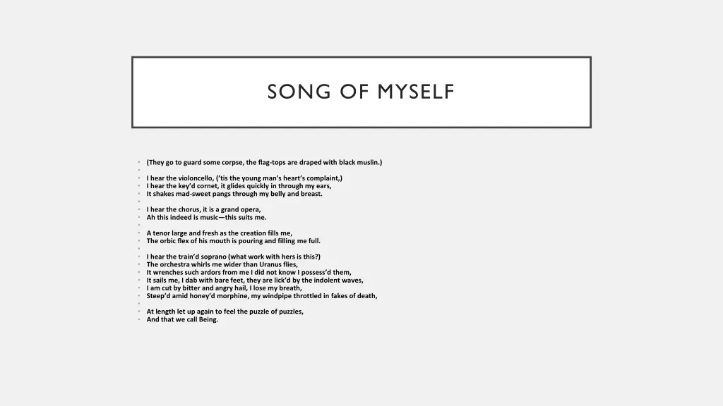 song of myself