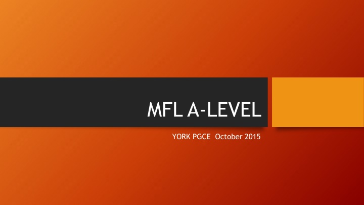 mfl a level