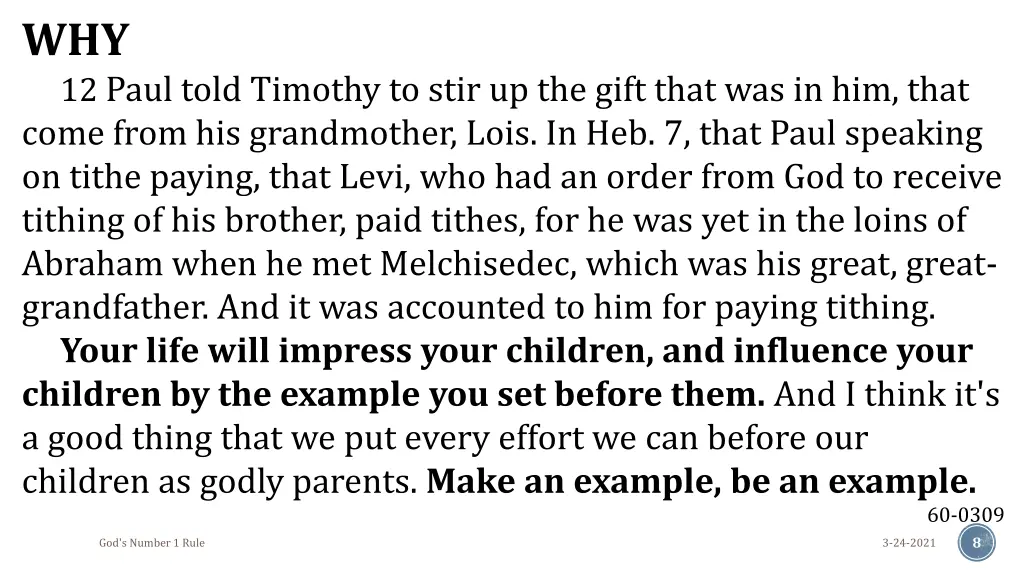 why 12 paul told timothy to stir up the gift that