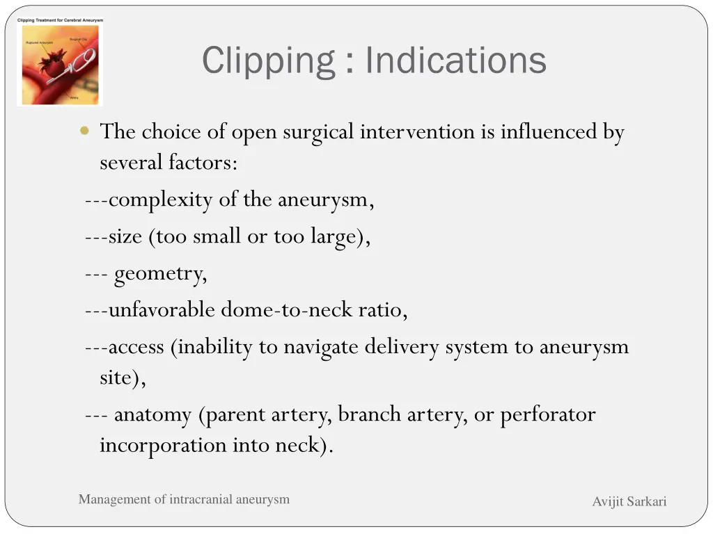 clipping indications