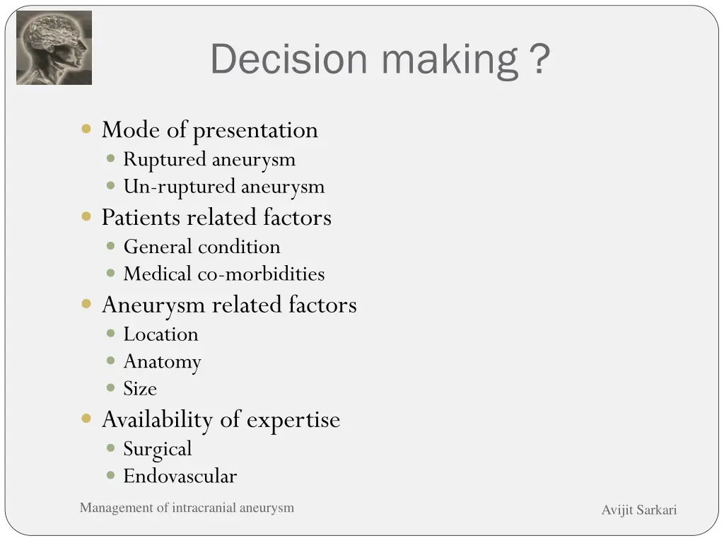 decision making