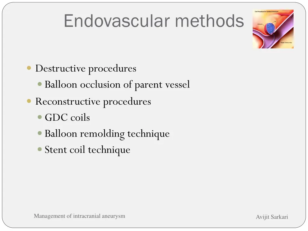 endovascular methods 1