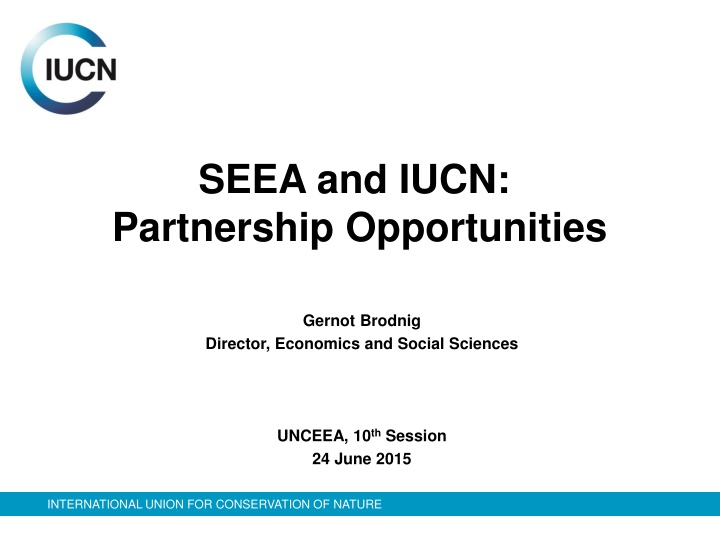 seea and iucn partnership opportunities