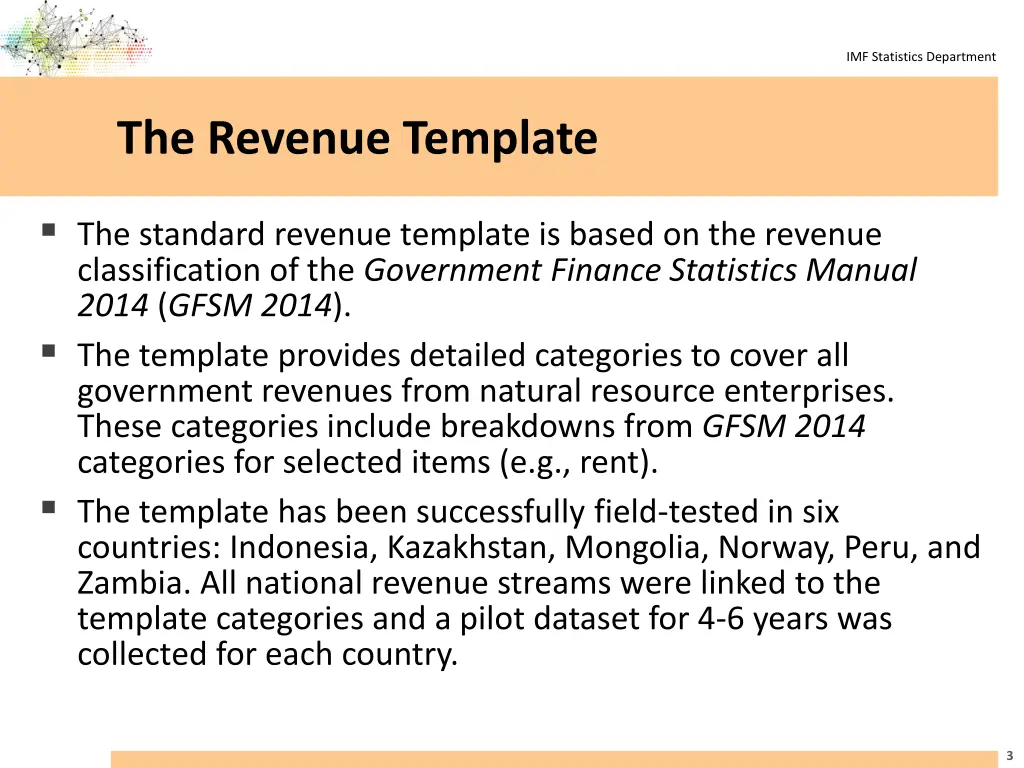 imf statistics department 2