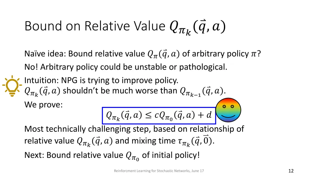 bound on relative value