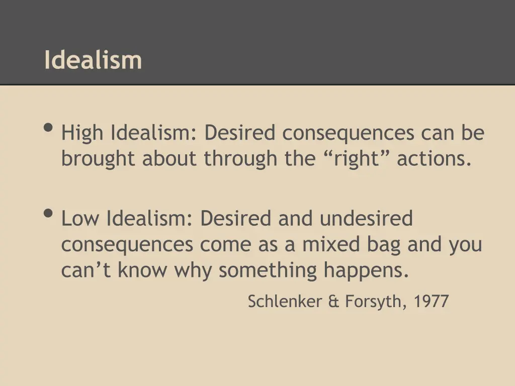 idealism