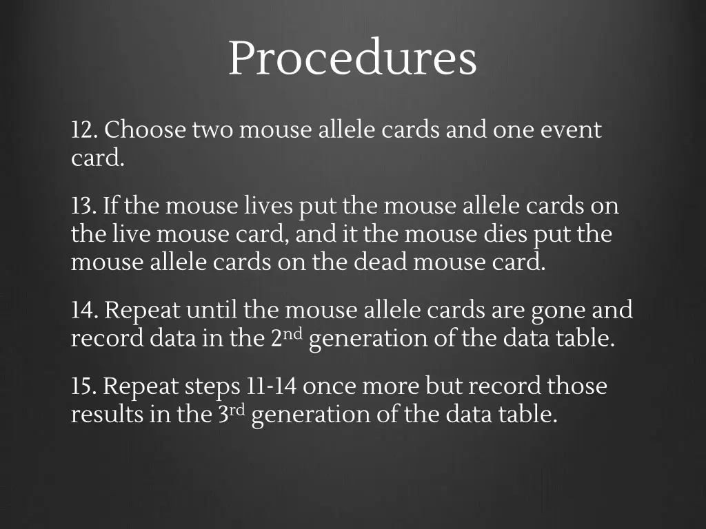 procedures 2