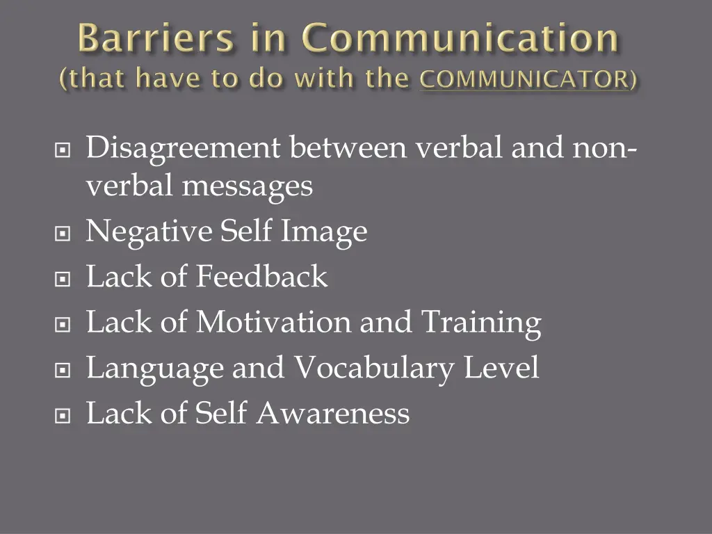 disagreement between verbal and non verbal