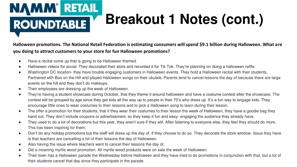 breakout 1 notes cont