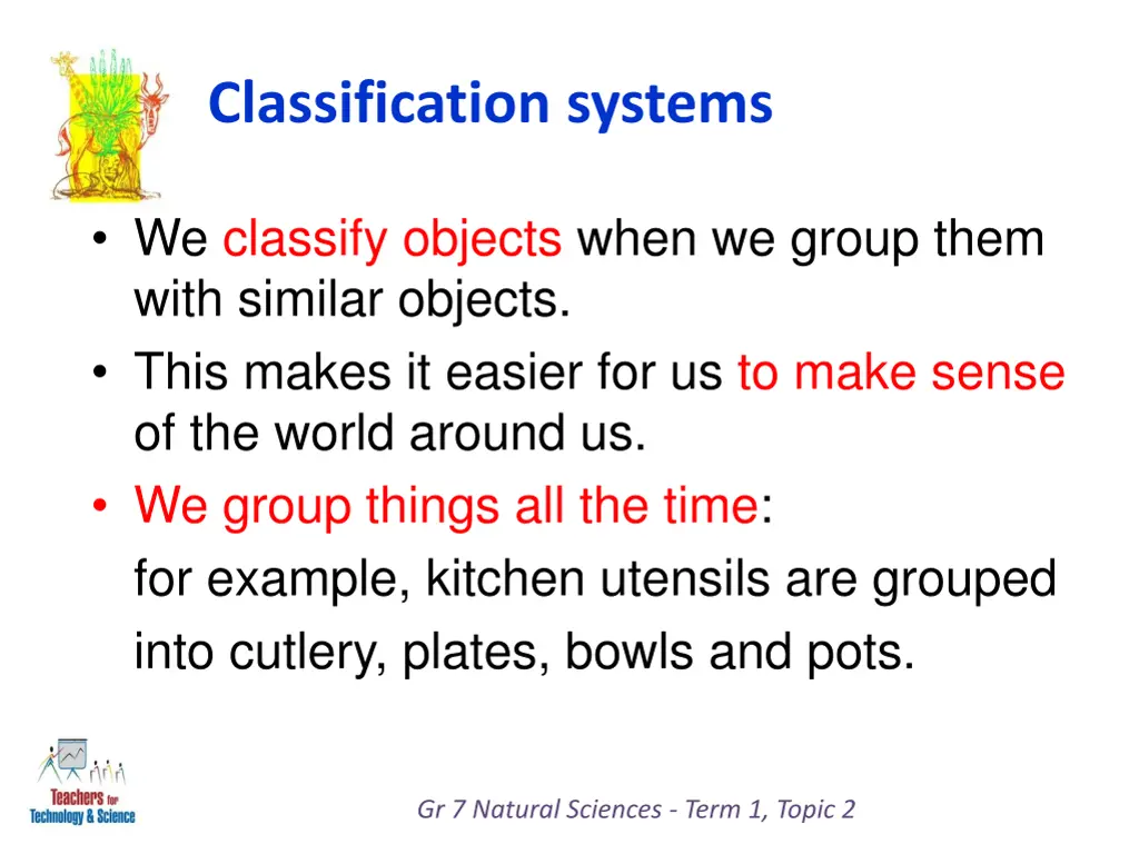 classification systems