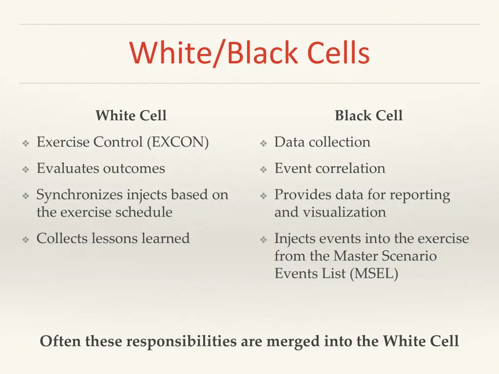 white black cells