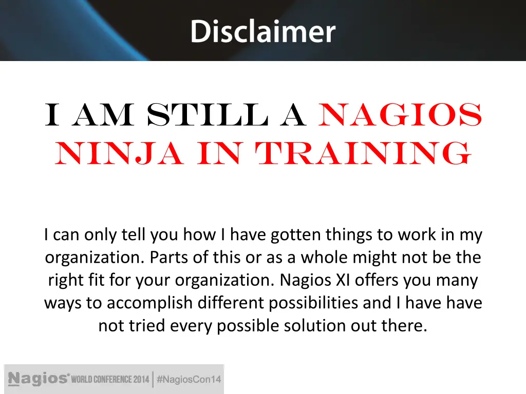 i am still a nagios ninja in training