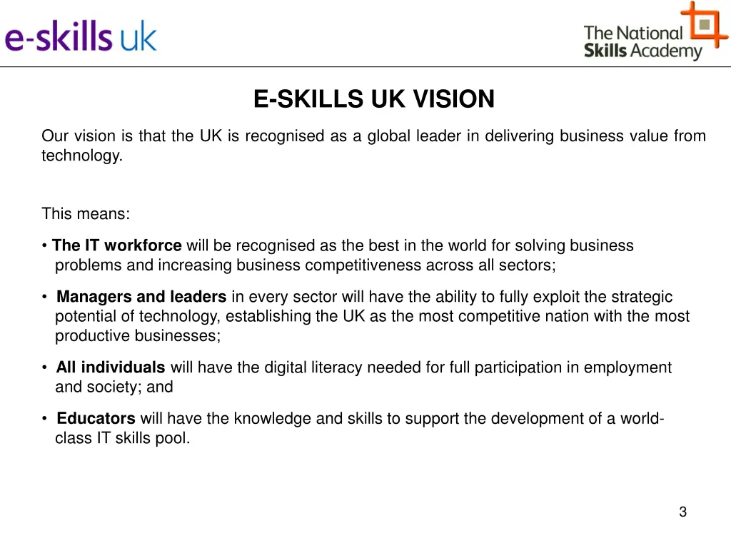 e skills uk vision