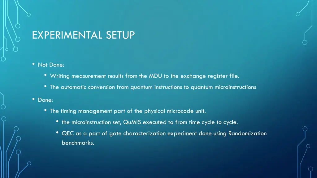 experimental setup