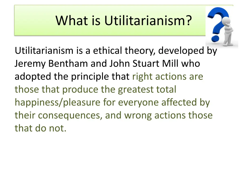 what is utilitarianism