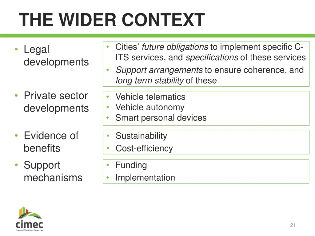 the wider context