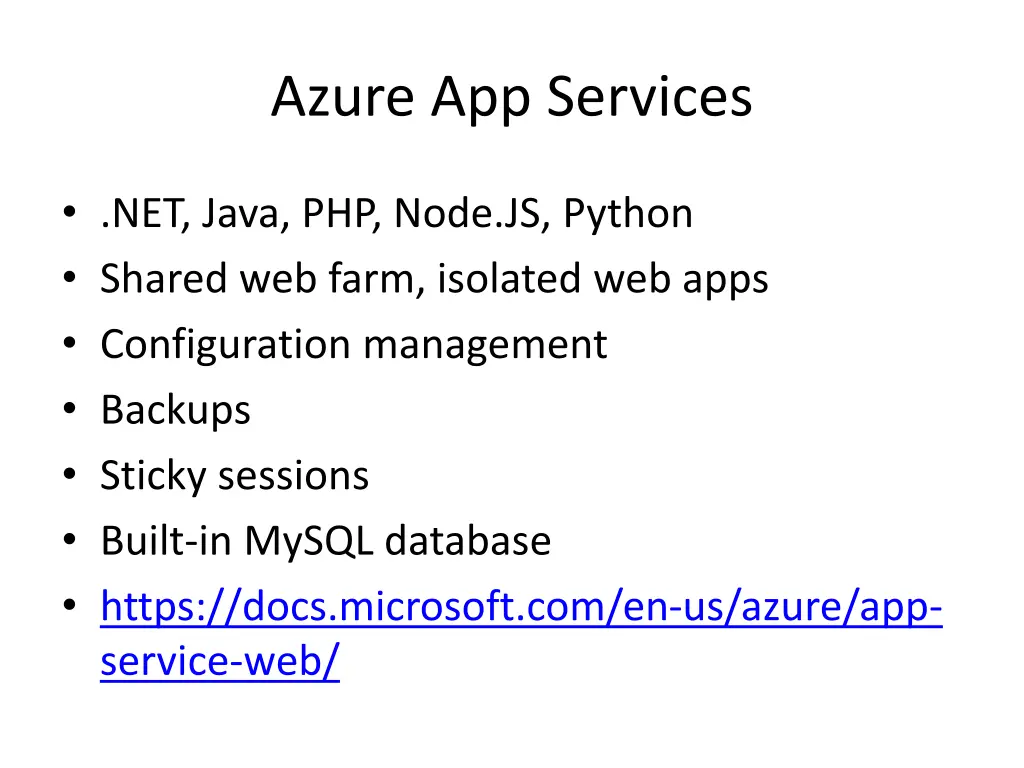 azure app services