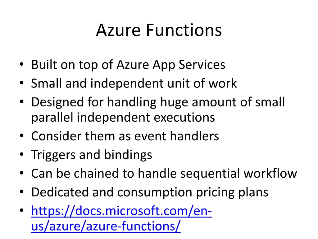 azure functions