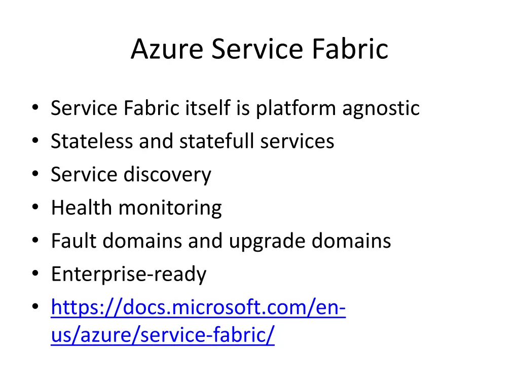 azure service fabric