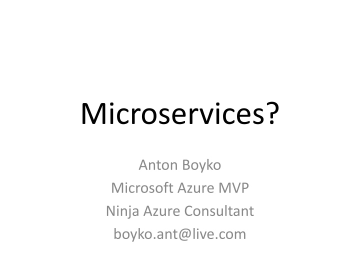 microservices