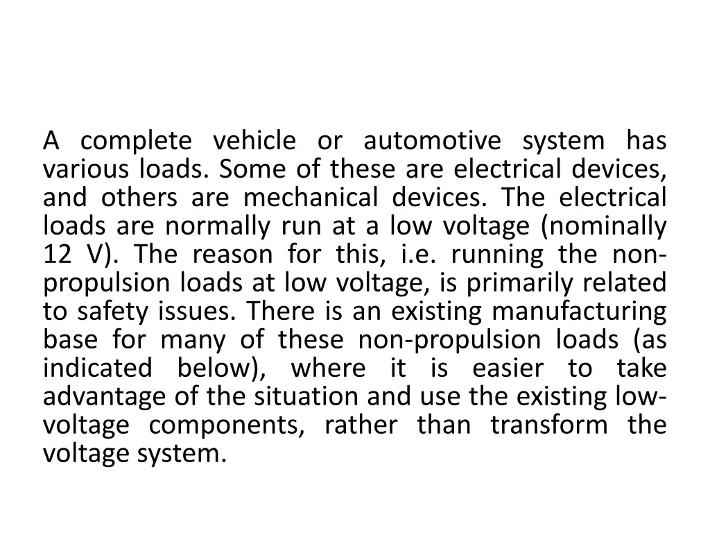 a complete vehicle or automotive system