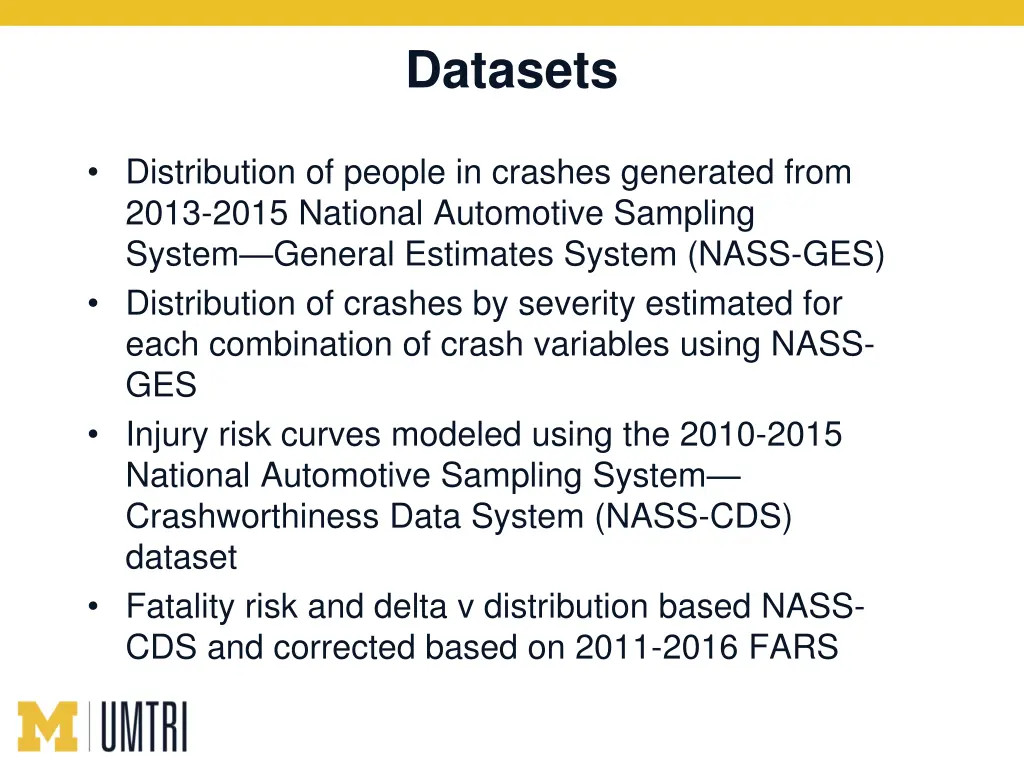 datasets