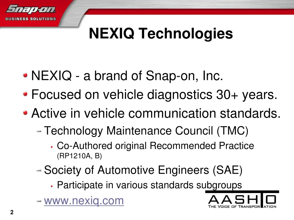 nexiq technologies