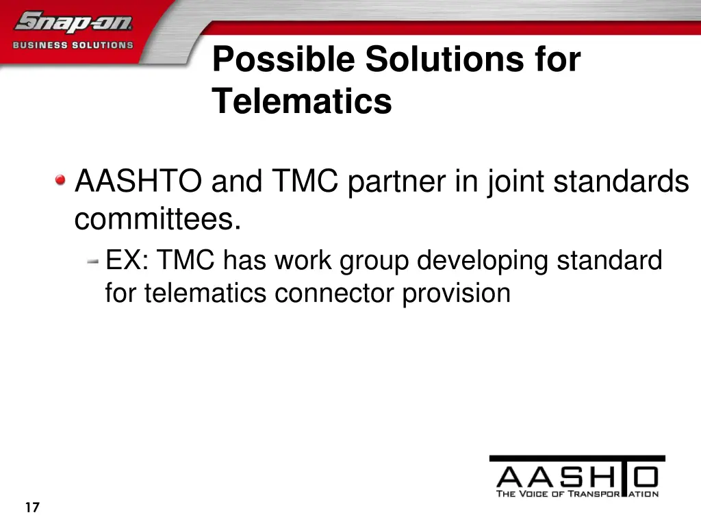 possible solutions for telematics 1