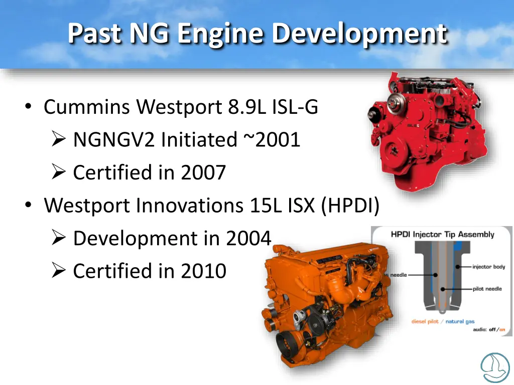 past ng engine development