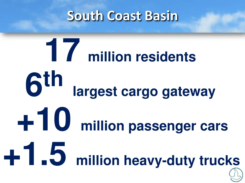 south coast basin 17 million residents