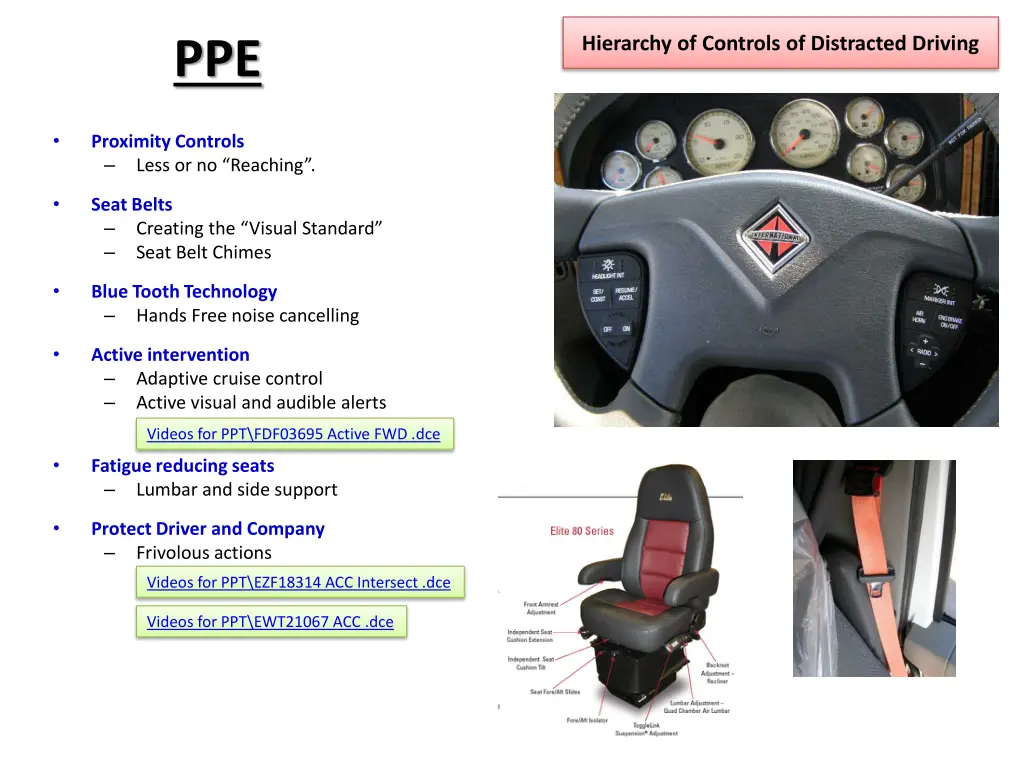 hierarchy of controls of distracted driving 3