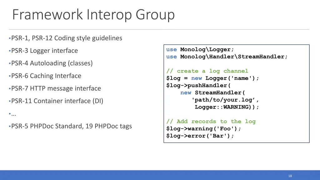 framework interop group