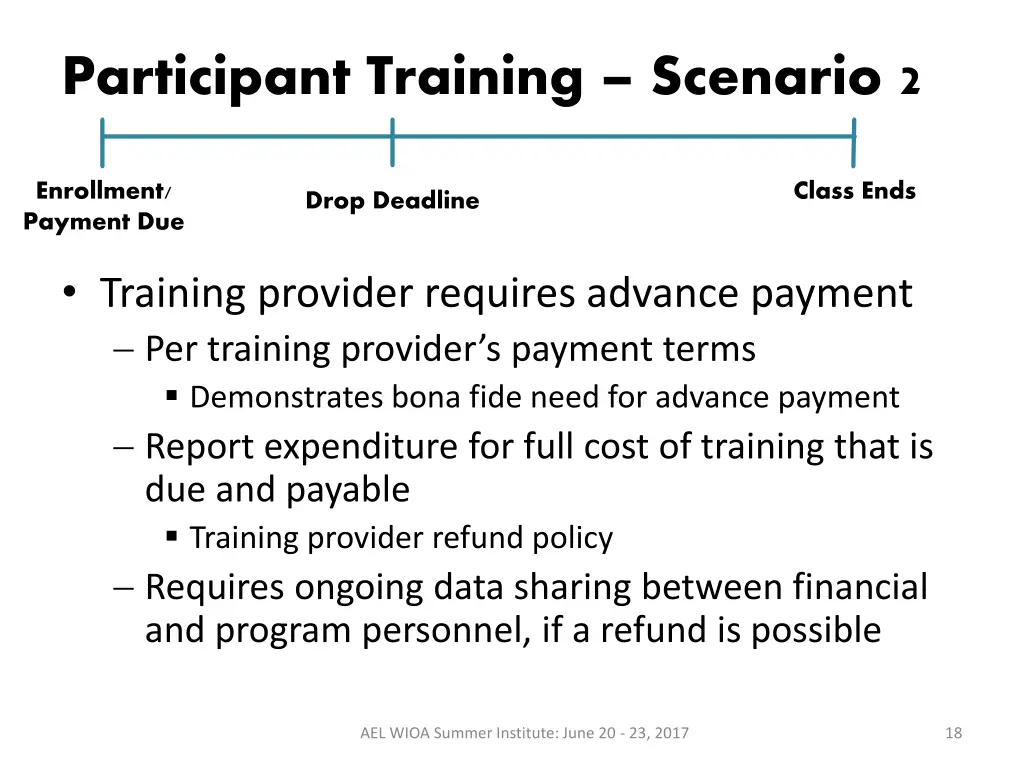 participant training scenario 2