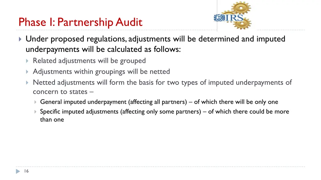 phase i partnership audit 1