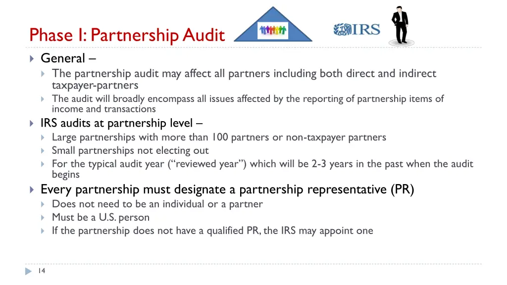 phase i partnership audit general the partnership