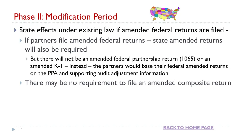 phase ii modification period 1