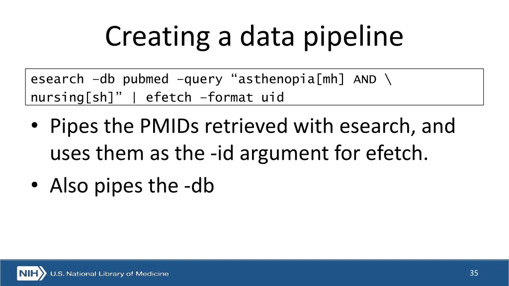 creating a data pipeline