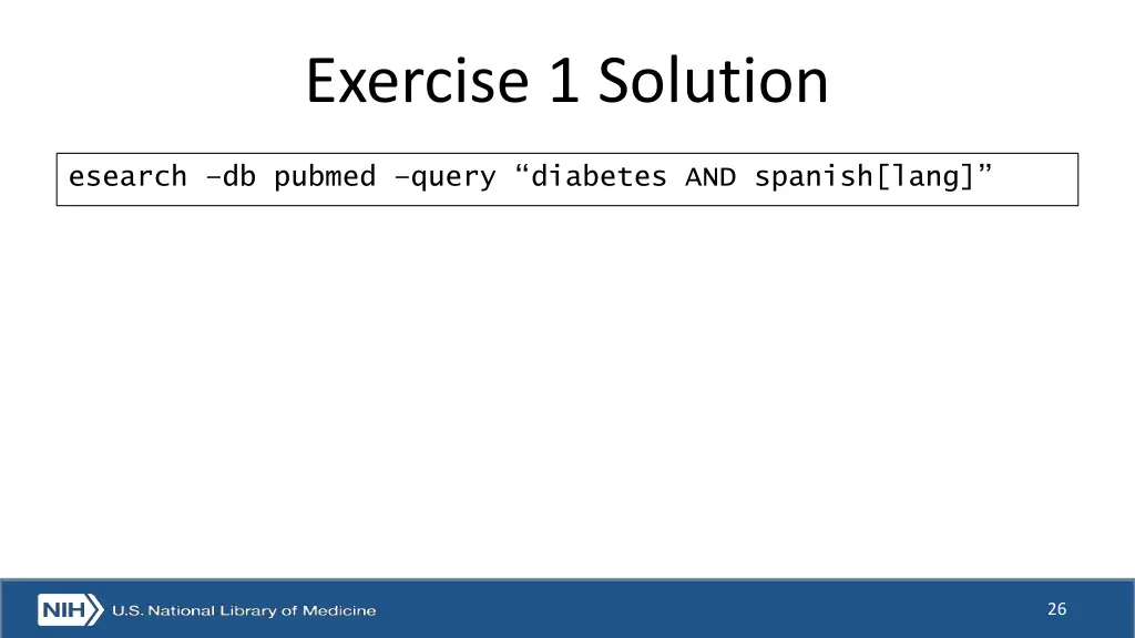 exercise 1 solution