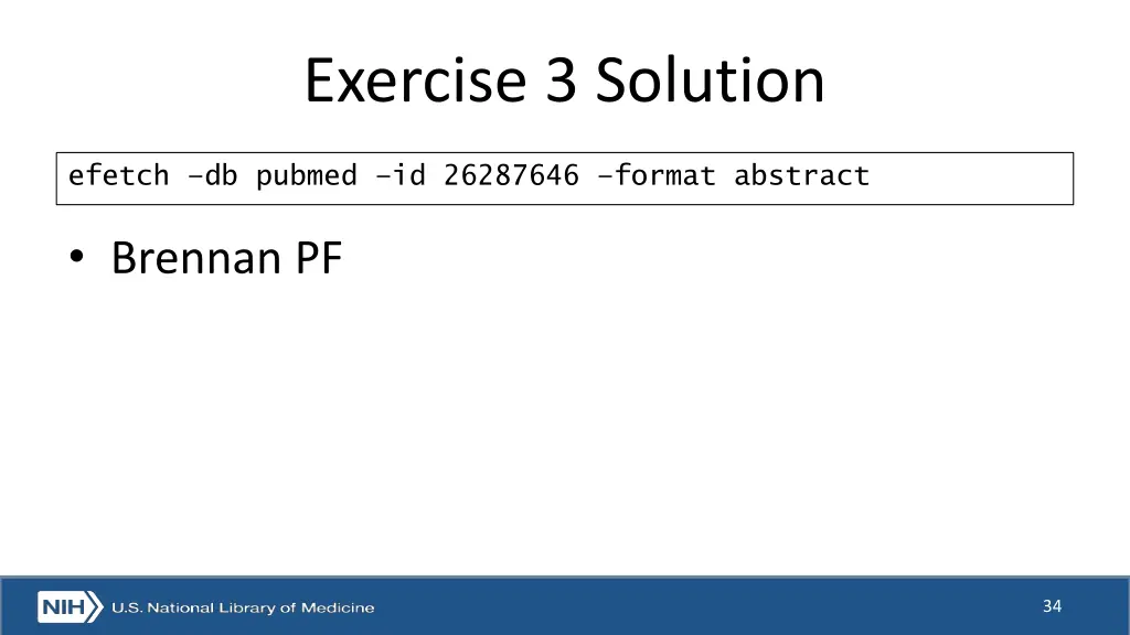 exercise 3 solution