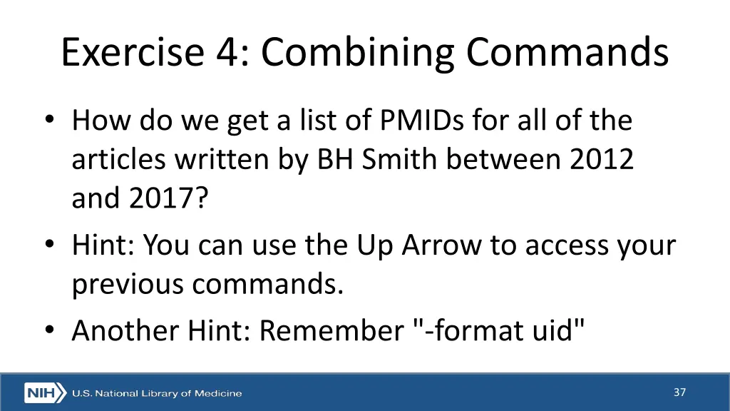 exercise 4 combining commands