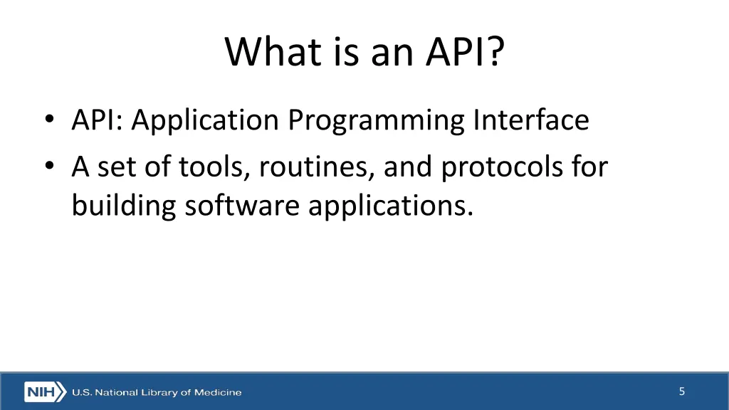 what is an api