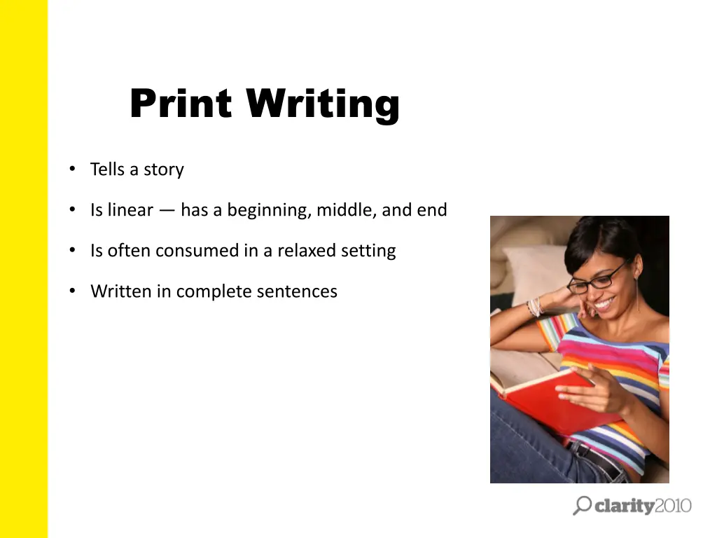 print writing