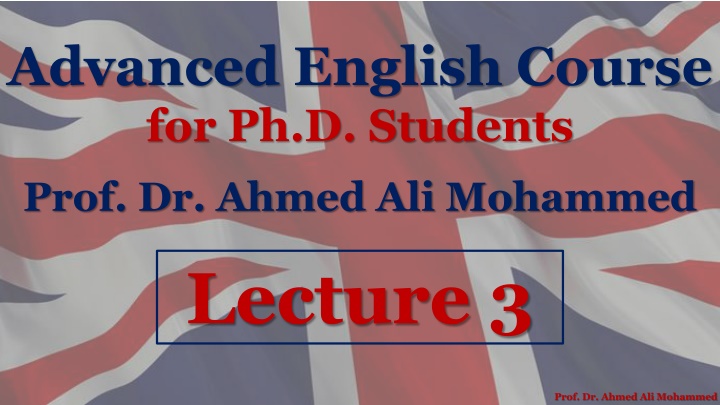 advanced english course for ph d students