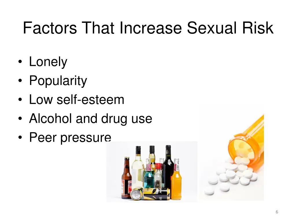 factors that increase sexual risk