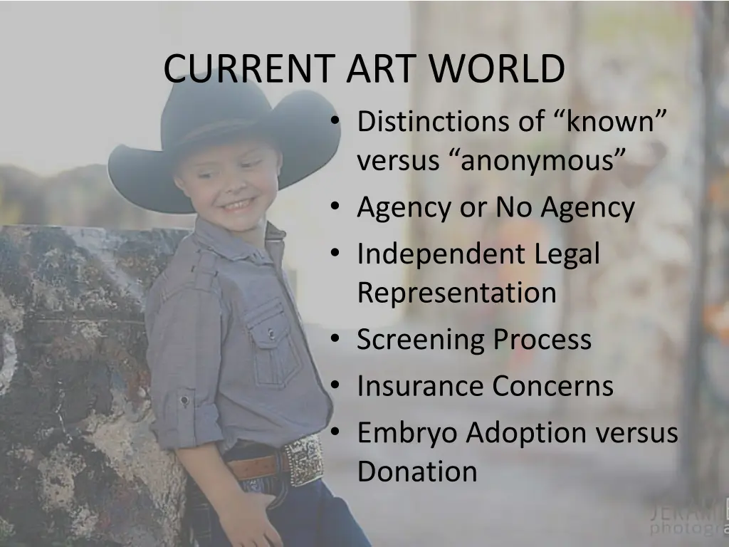 current art world distinctions of known versus