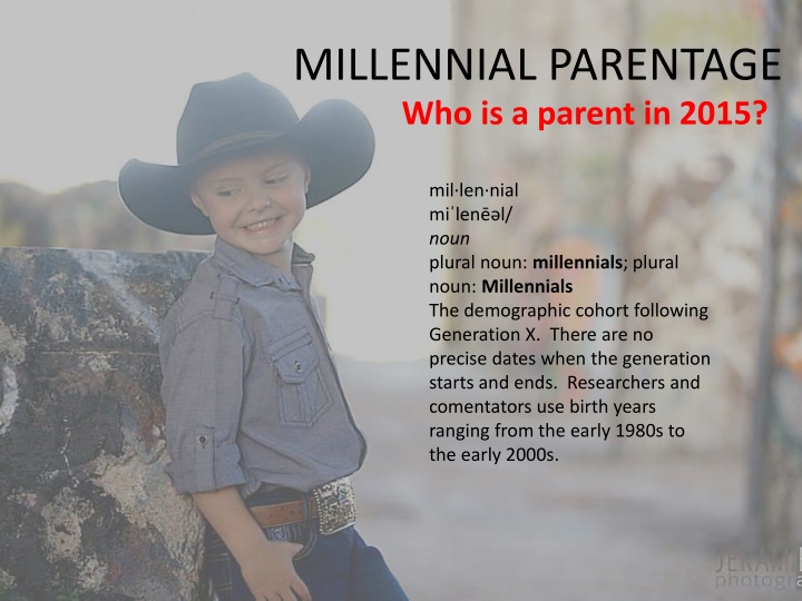 millennial parentage who is a parent in 2015