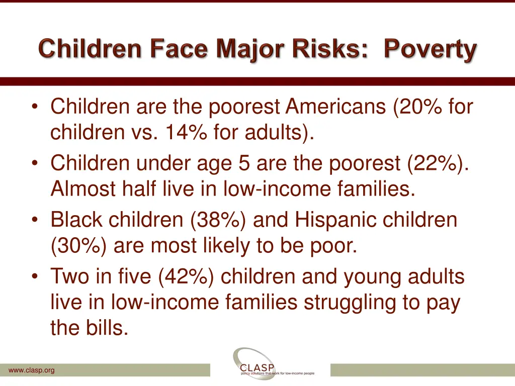 children are the poorest americans