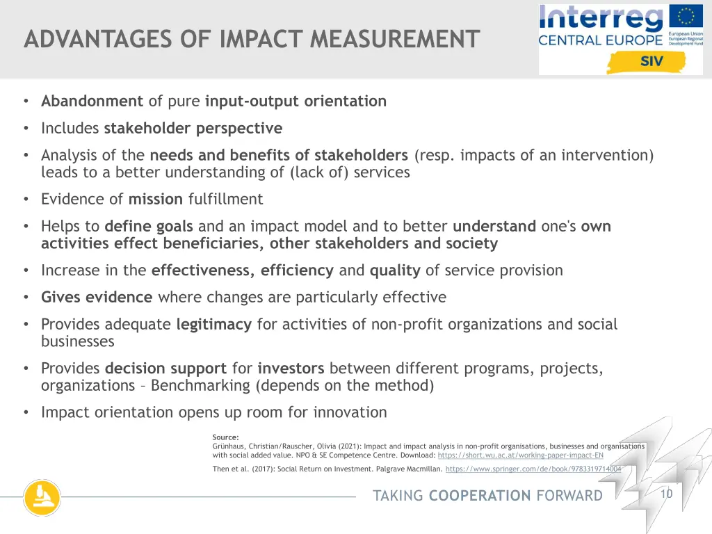 advantages of impact measurement