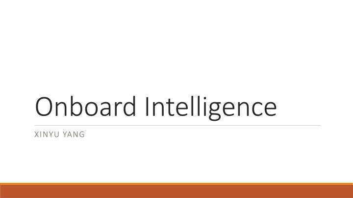 onboard intelligence